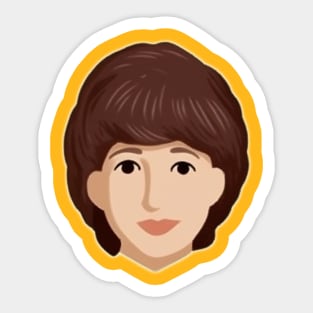 Female face Sticker